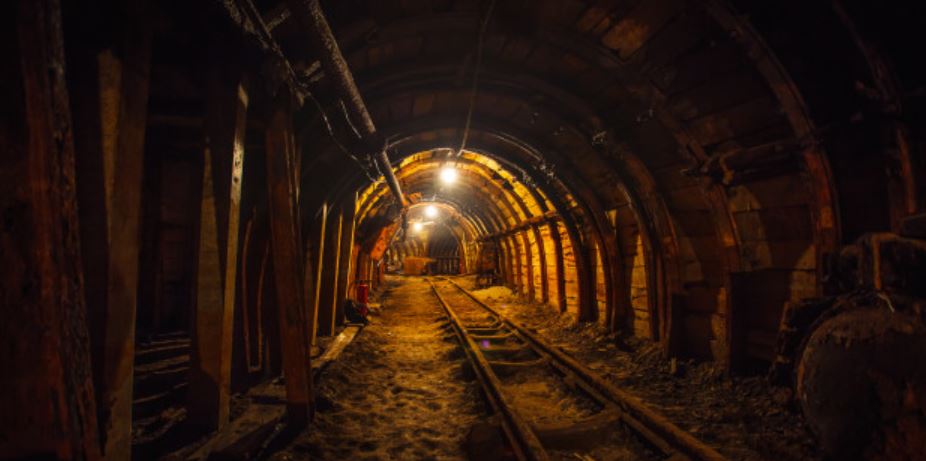 mina con poca ventilación