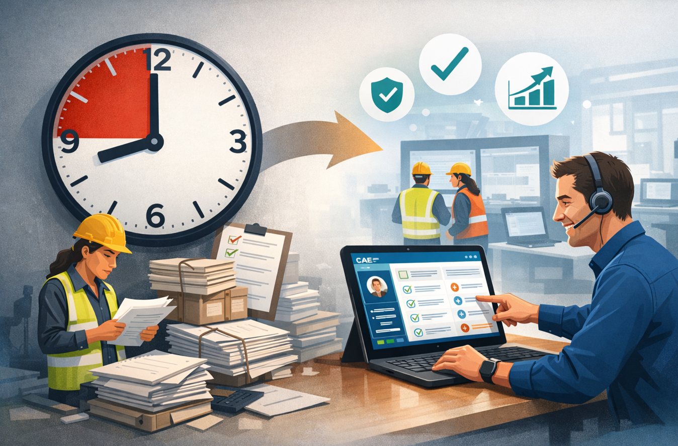 Digitalizar la CAE reduce hasta un 40% los tiempos de gestión: menos burocracia, más control real